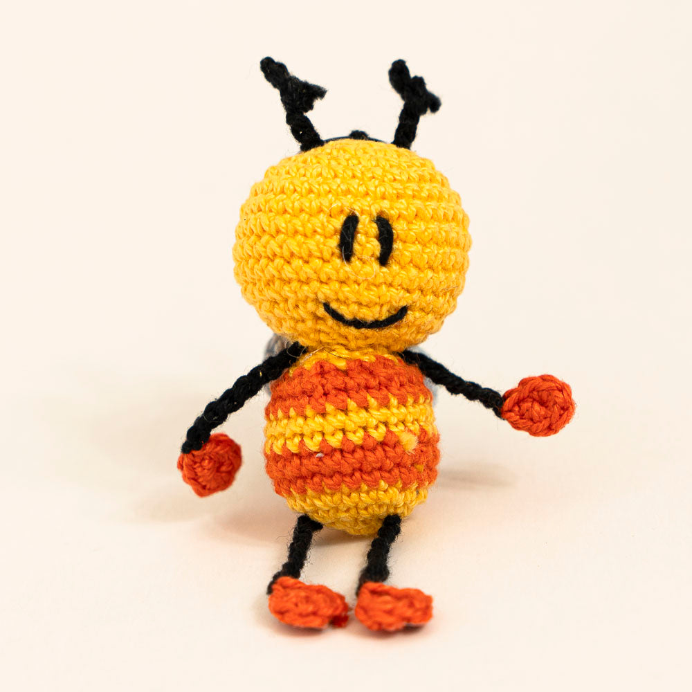 Llavero amigurumi Pechi