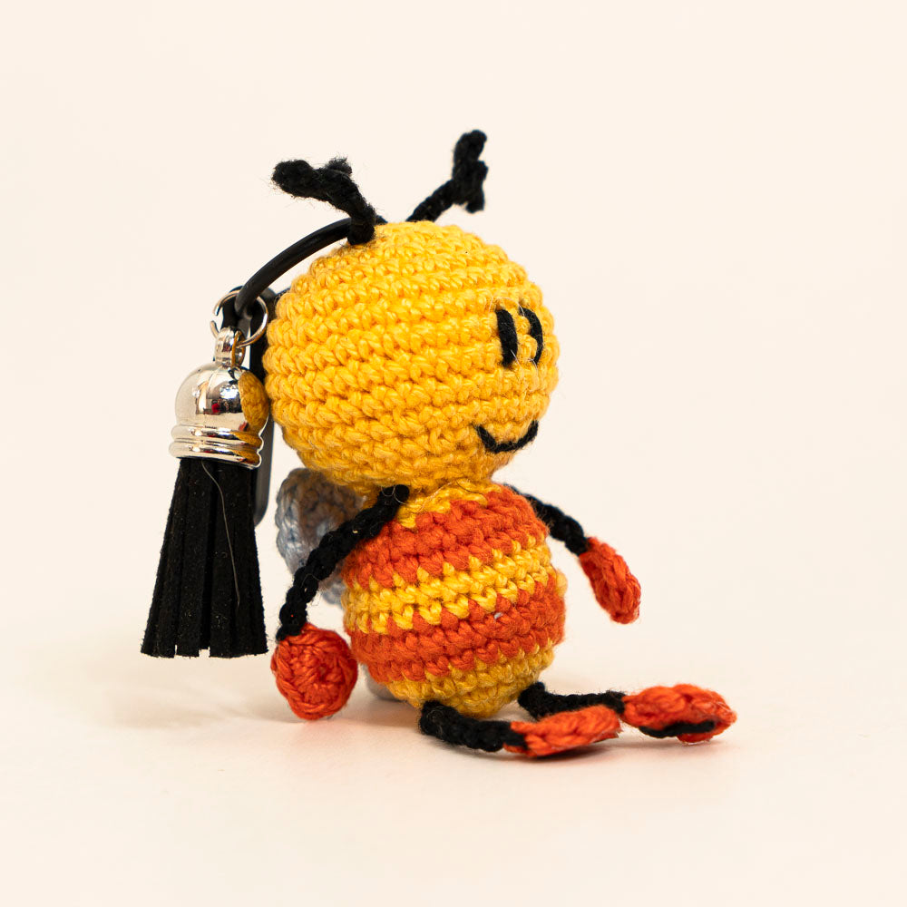 Llavero amigurumi Pechi