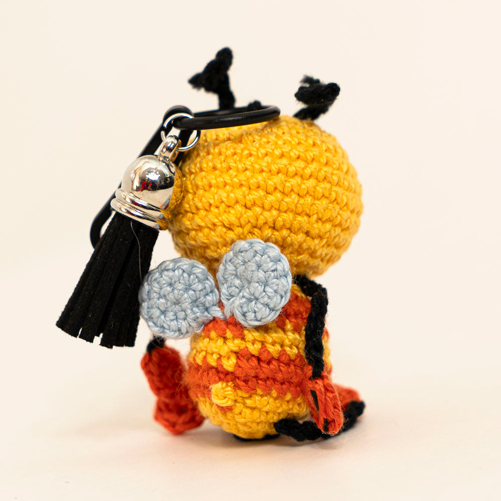 Llavero amigurumi Pechi