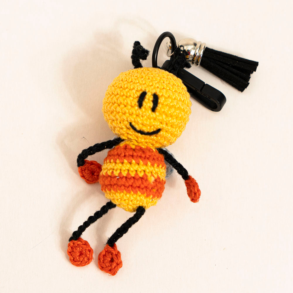 Llavero amigurumi Pechi
