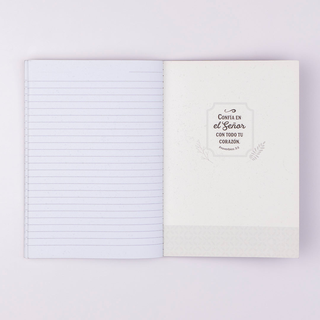 Set Cuaderno de notas Pechi: Paz y la fe mueve montañas.