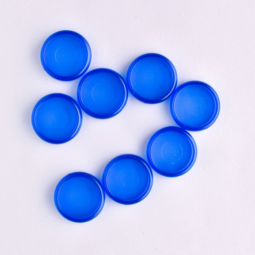 Disco plástico de 1¨ color azul