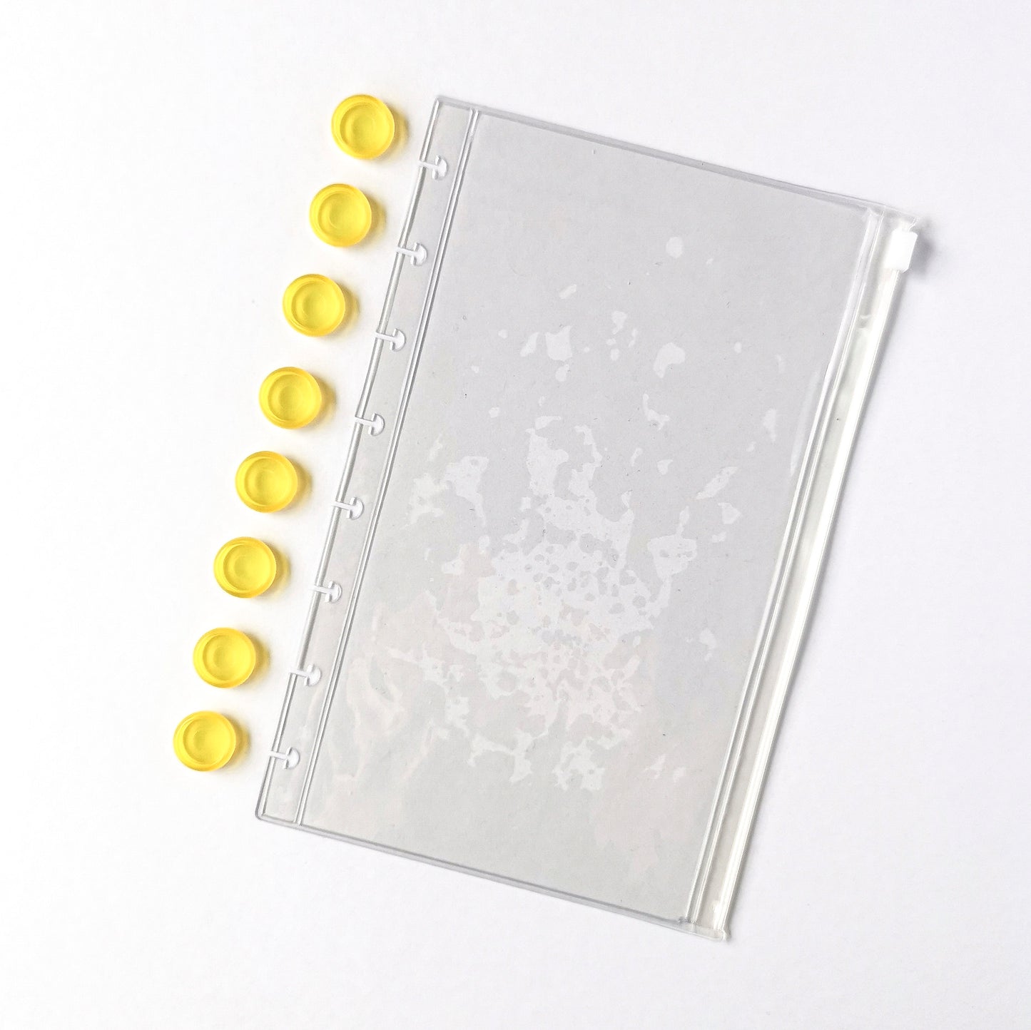 CEC-04 Kit Konfigure Me: Disco 0.7" amarillo y bolsillo plástico.