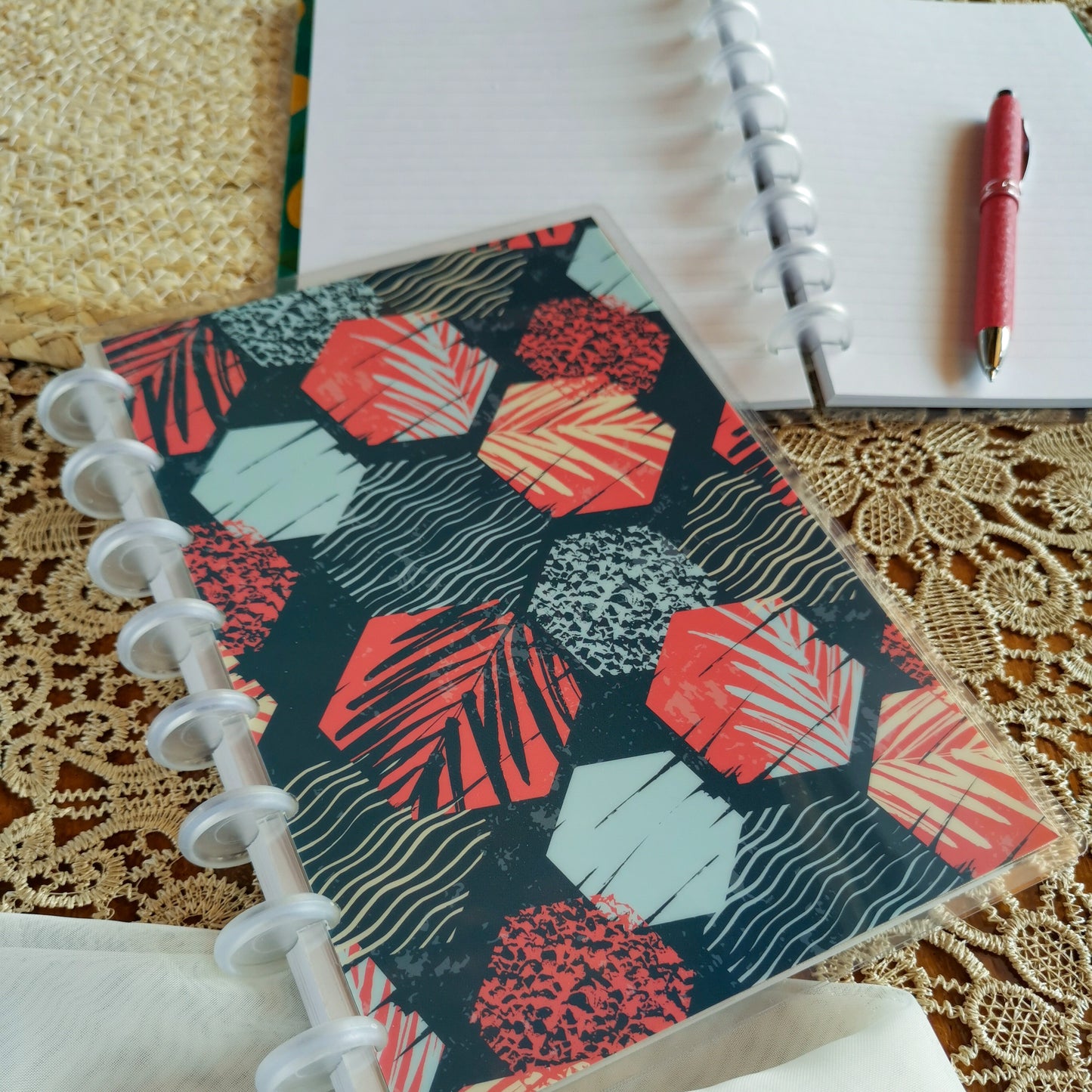 Cuaderno Palmeras/Hexágonos CU22D