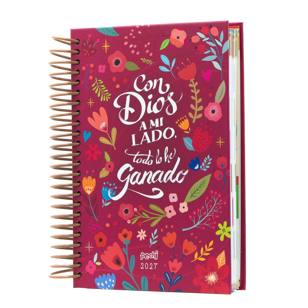 Agenda Todo ganado, anillada.