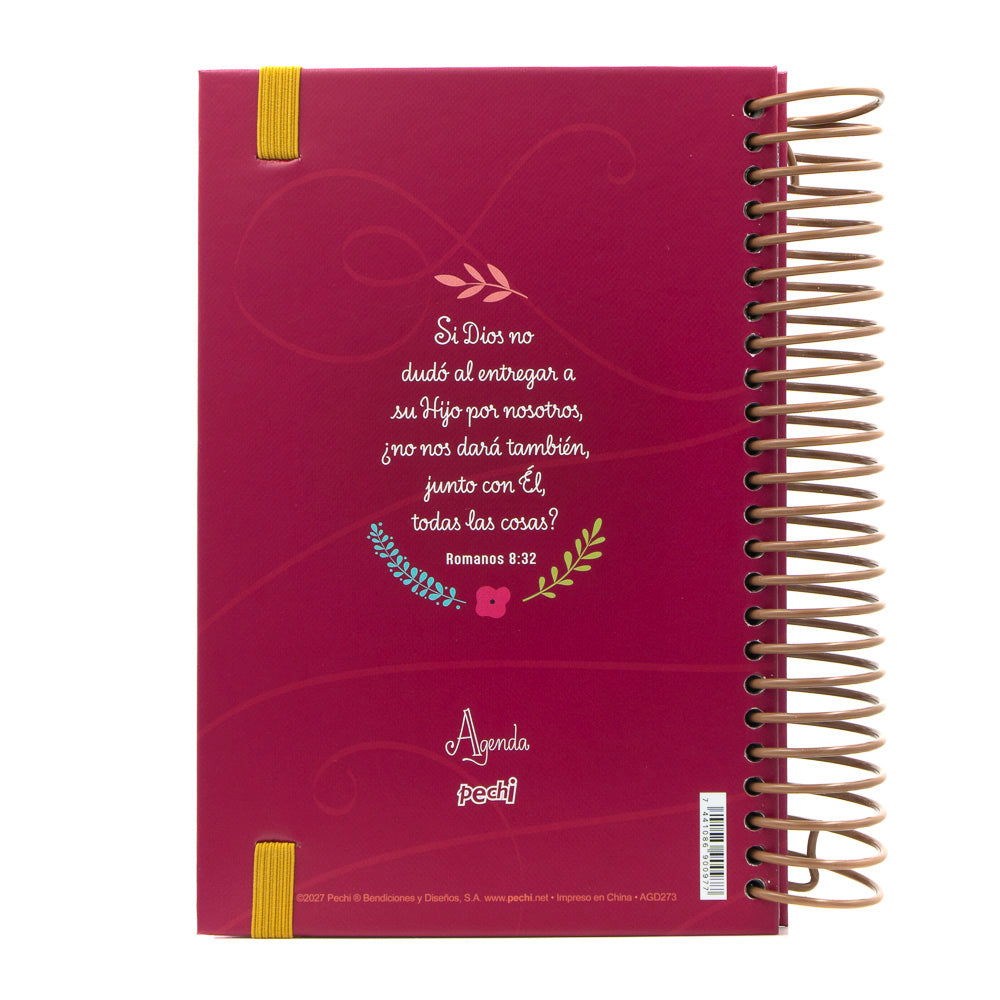Agenda Todo ganado, anillada.