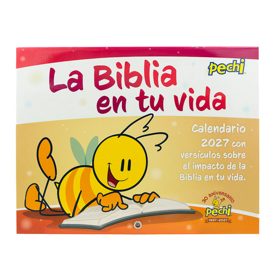 Calendario de pared La Biblia en tu vida 2027