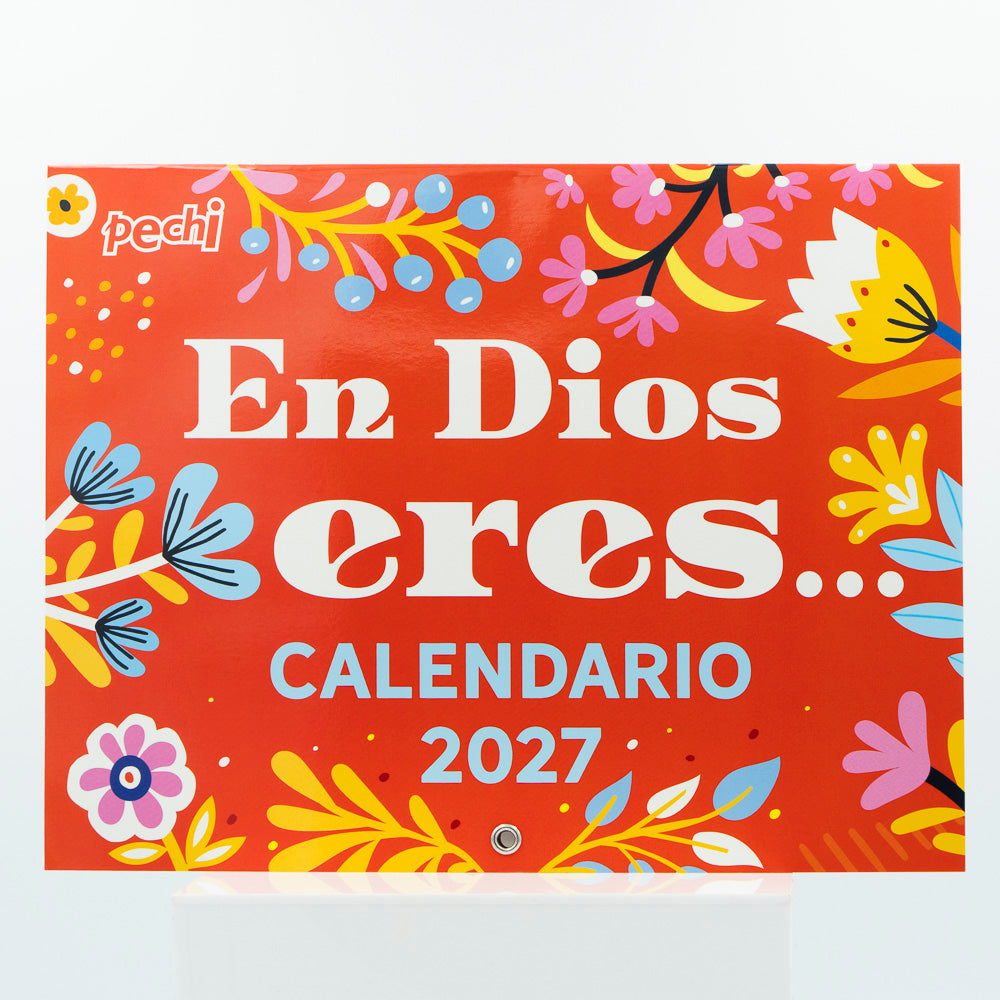 Calendario de pared en Dios eres …. 2027.