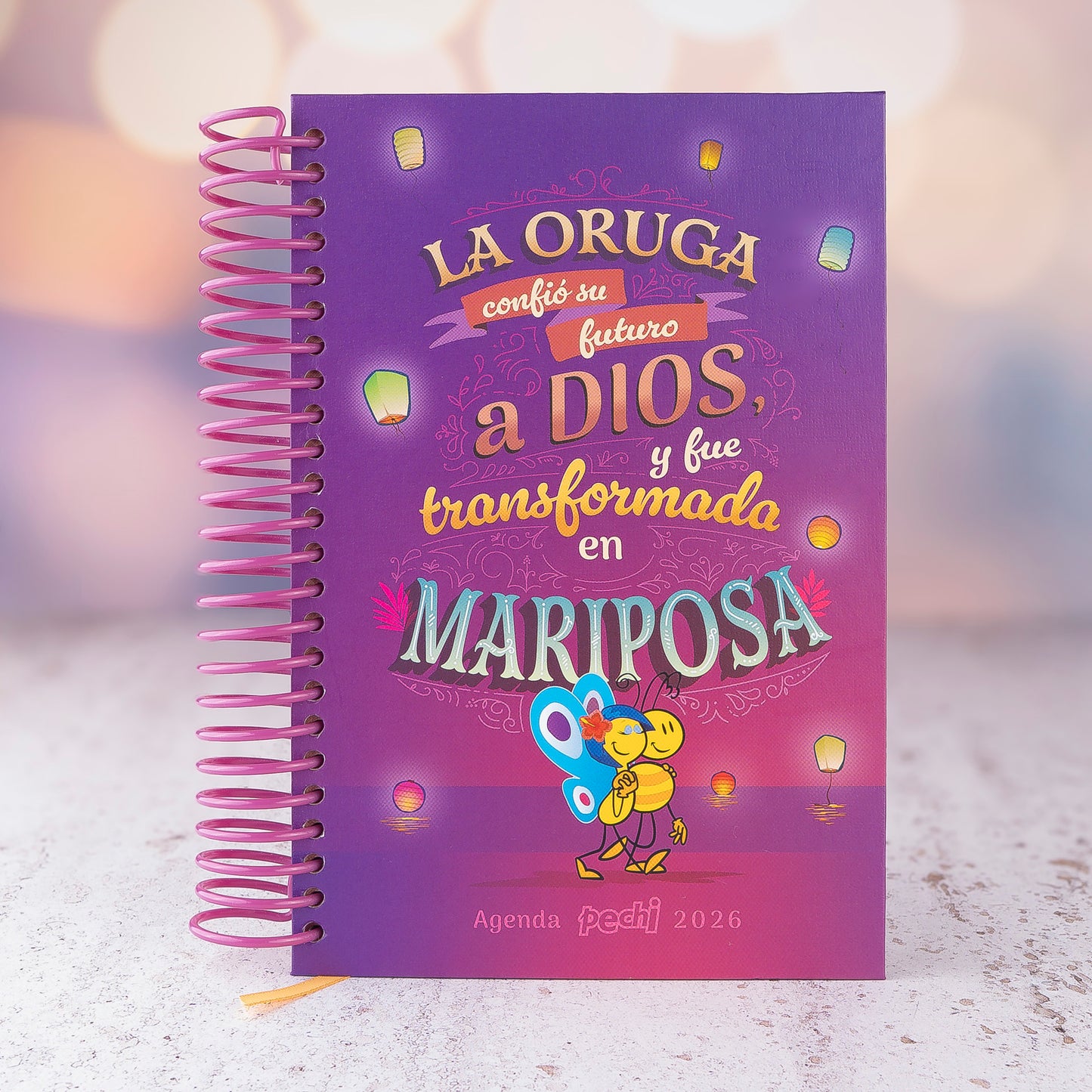 Agenda espiral Mariposa