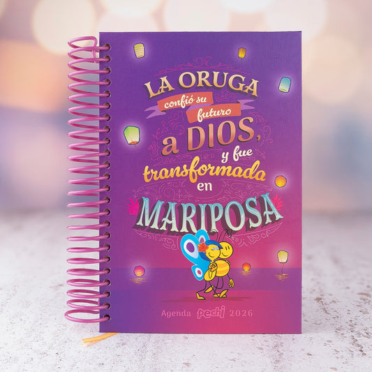 Agenda espiral Mariposa