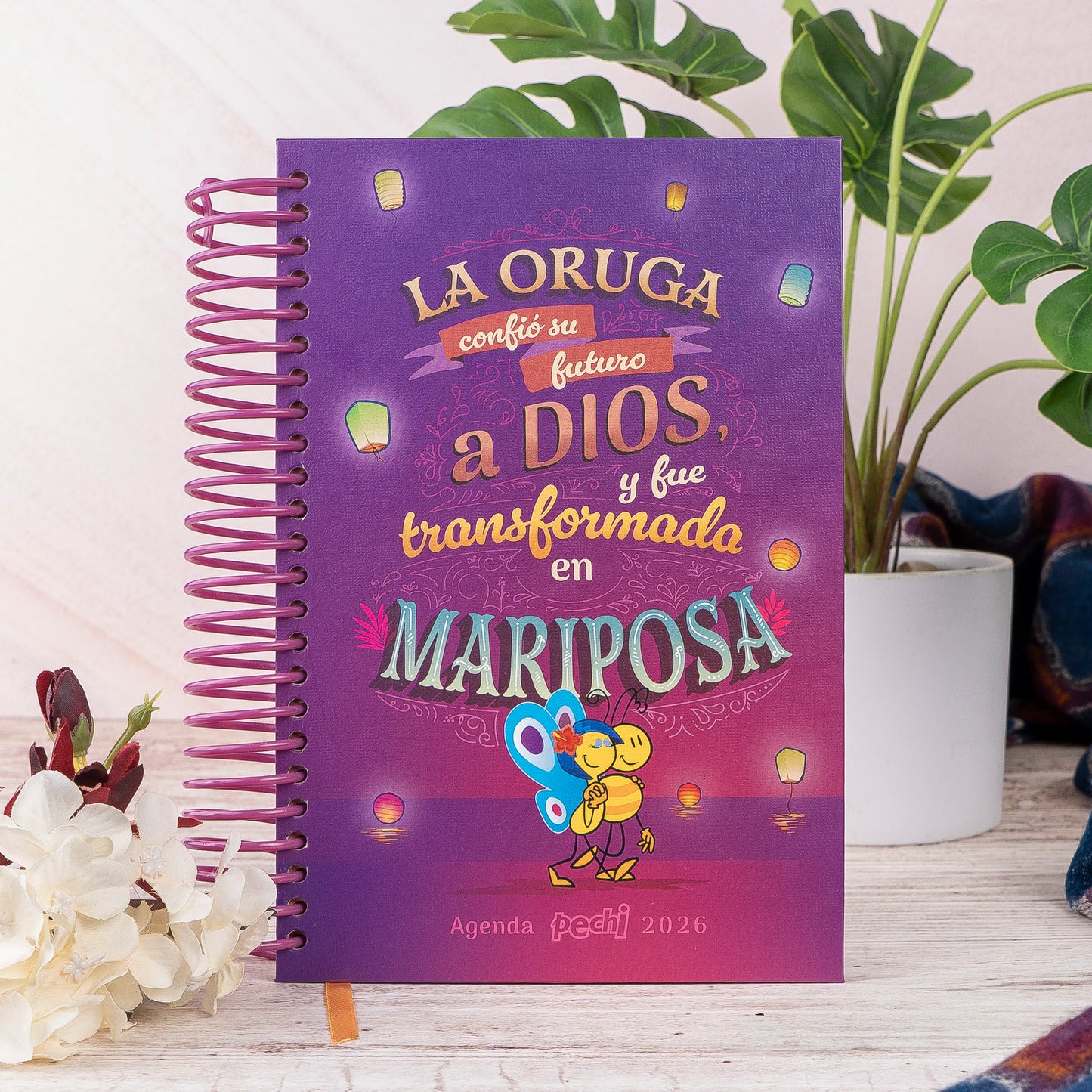 Agenda espiral Mariposa