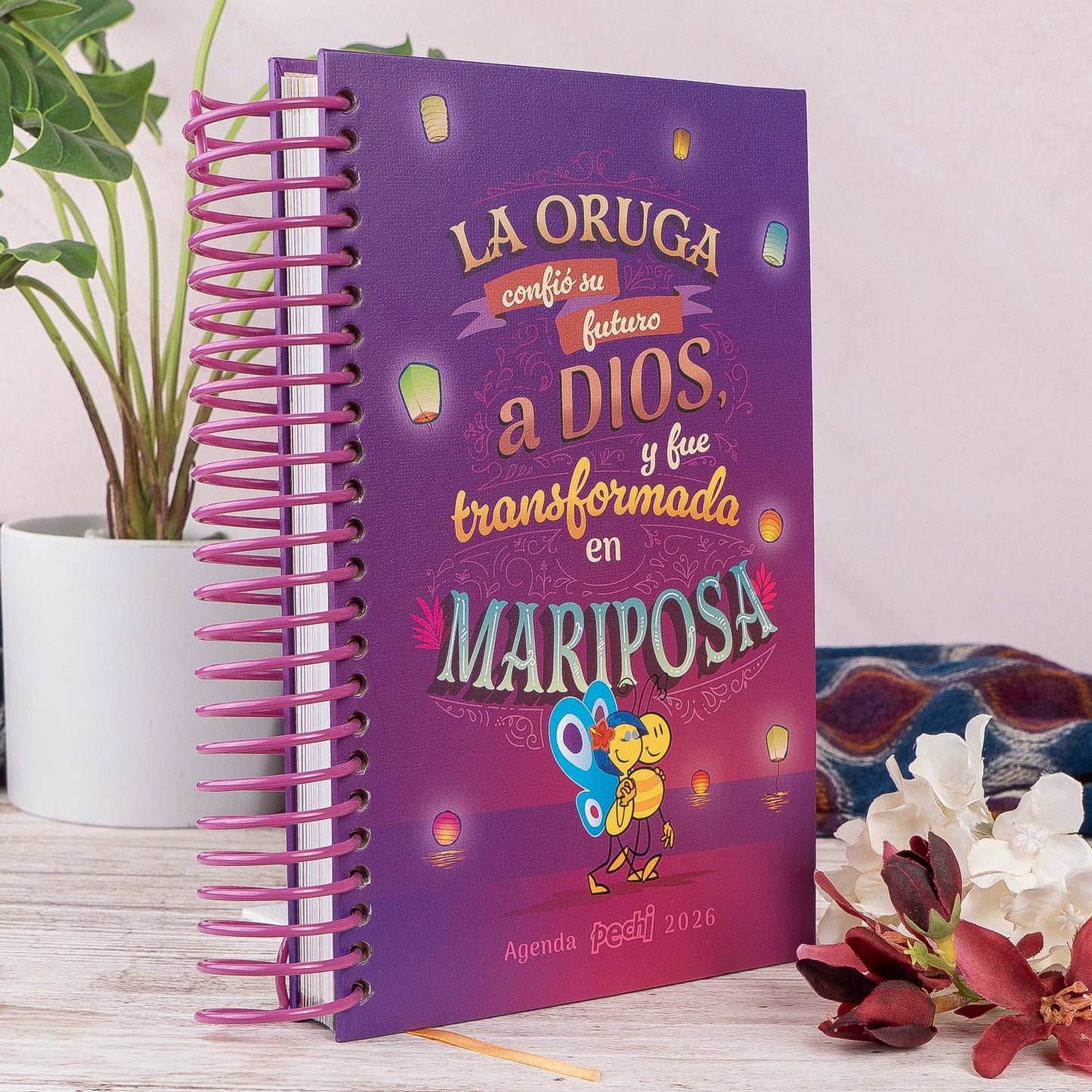 Agenda espiral Mariposa