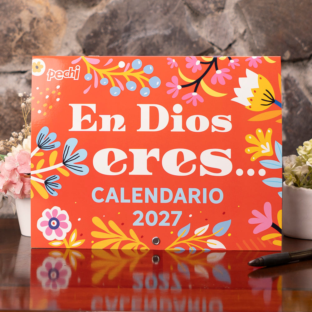 Calendario de pared en Dios eres …. 2027.
