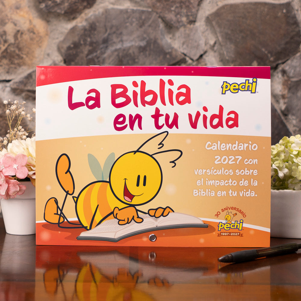 Calendario de pared La Biblia en tu vida 2027