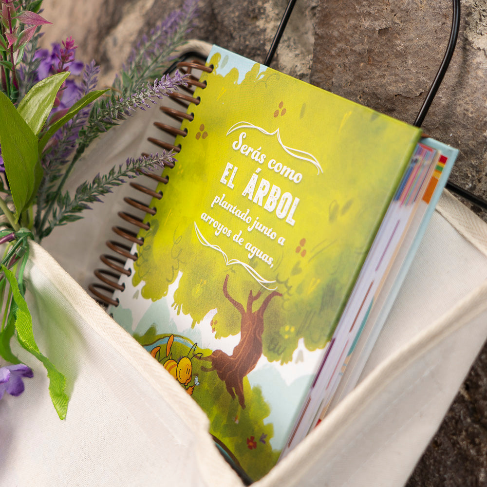 Agenda Árbol frondoso, anillada.