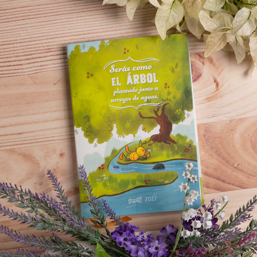 Agenda Árbol frondoso, flexibound.
