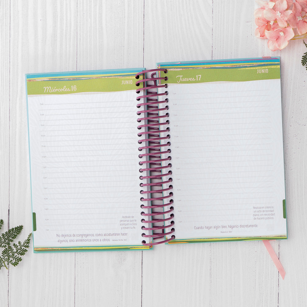Agenda Todo ganado, anillada.