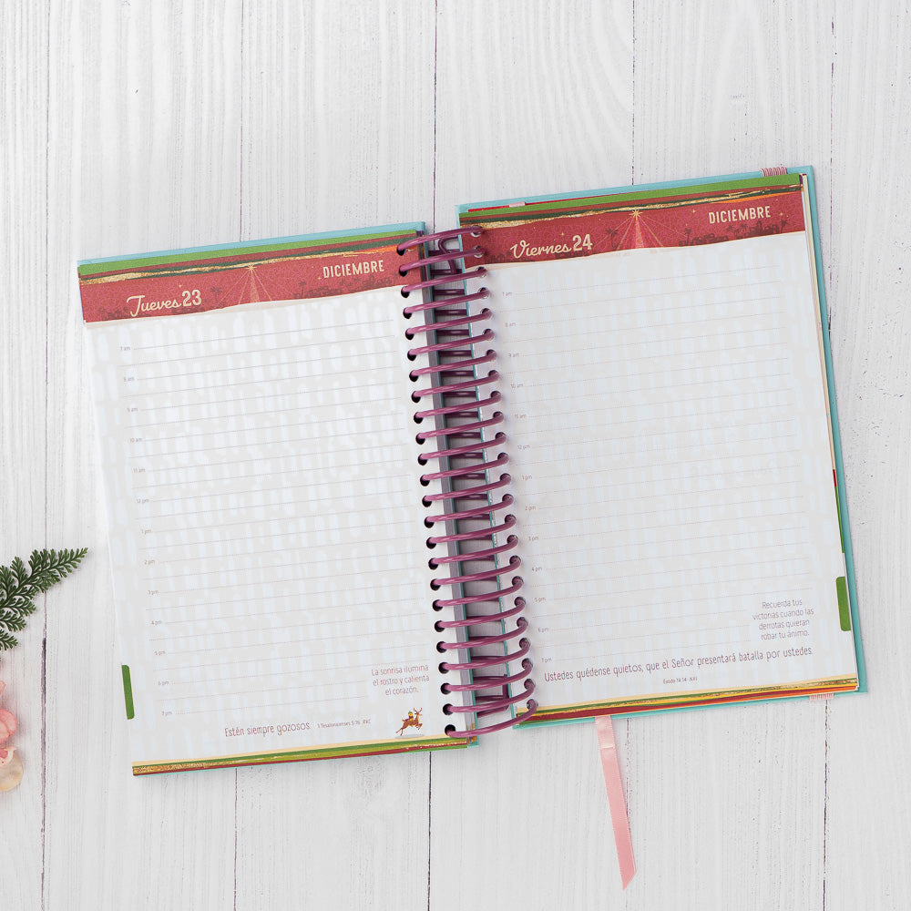 Agenda Árbol frondoso, anillada.