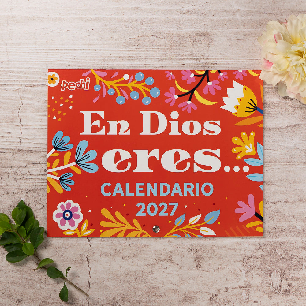 Calendario de pared en Dios eres …. 2027.