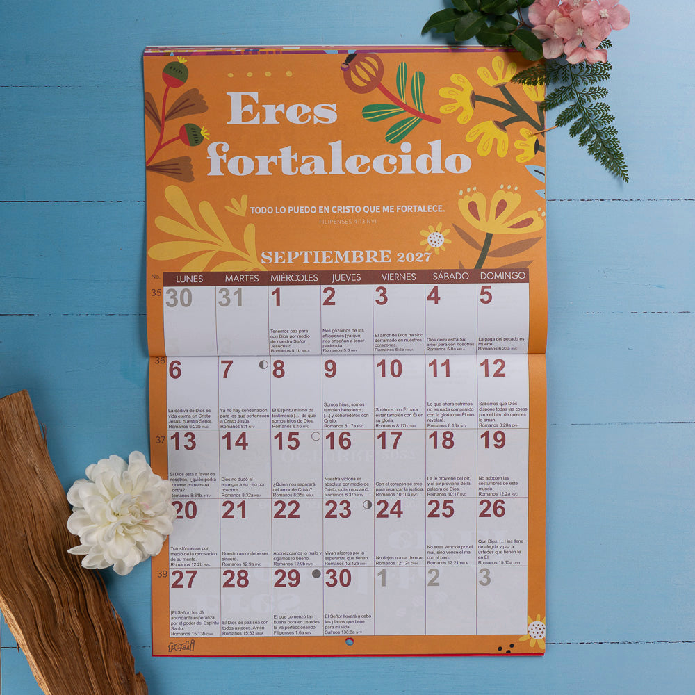 Calendario de pared en Dios eres …. 2027.