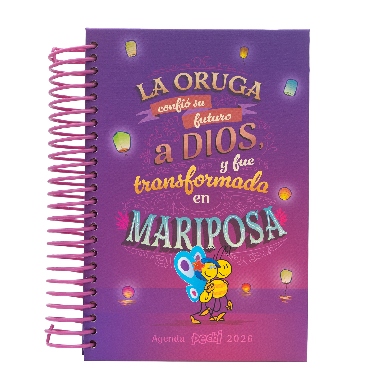 Agenda espiral Mariposa