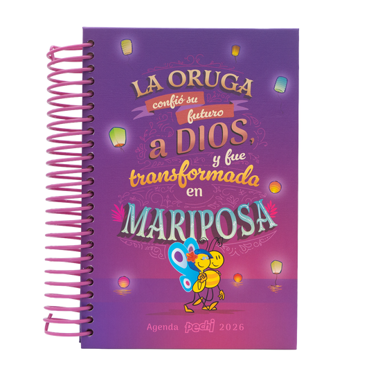 Agenda espiral Mariposa