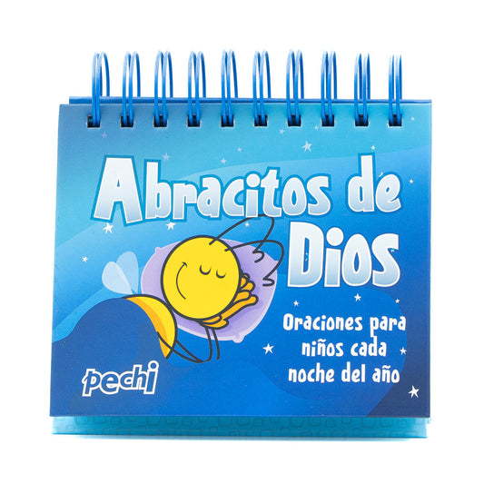 Calendario perpetuo Abracitos de Dios, 365 oraciones para niños.