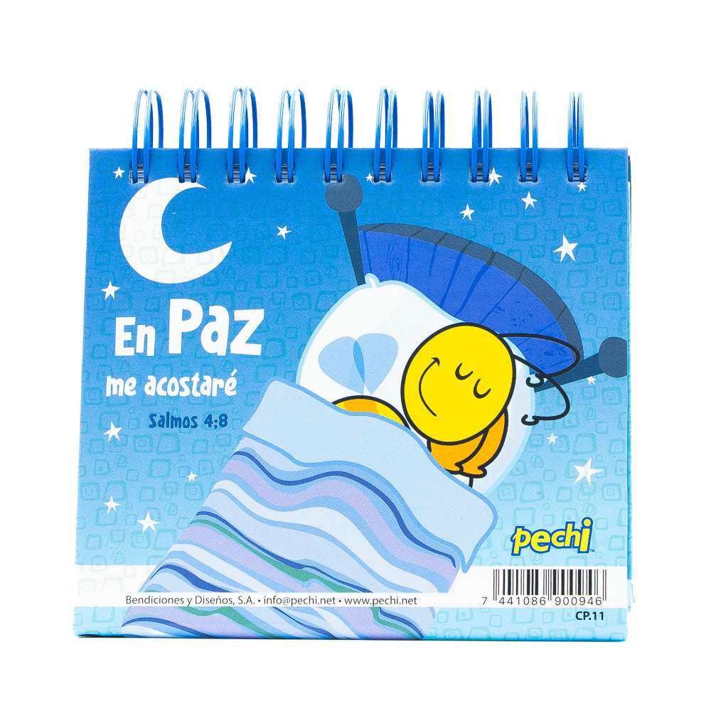 Calendario perpetuo Abracitos de Dios, 365 oraciones para niños.