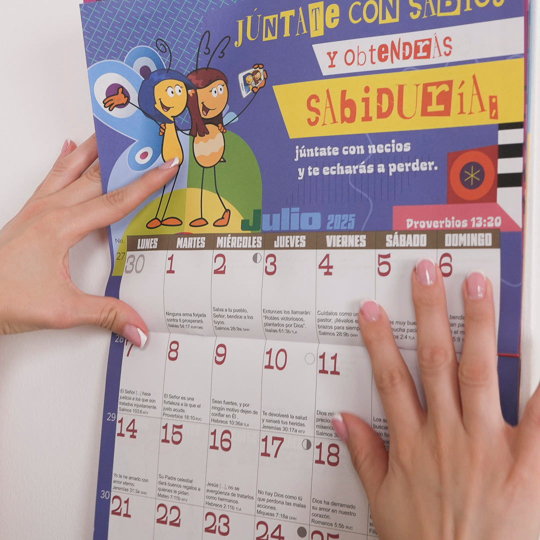 Calendario de pared Pechi 2025