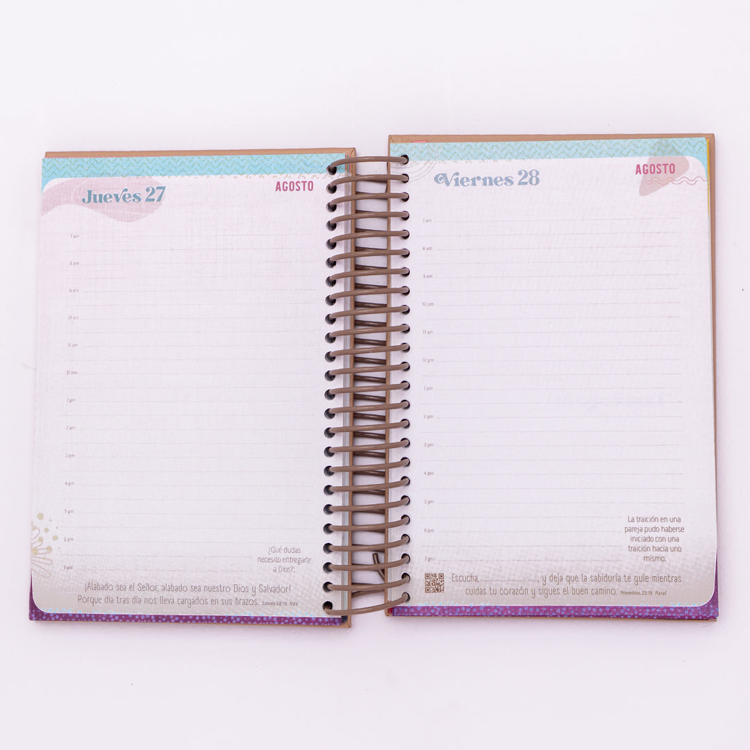 Agenda espiral Mariposa