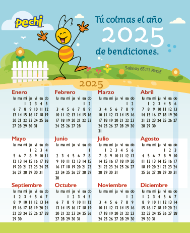 Mini Calendario con imán